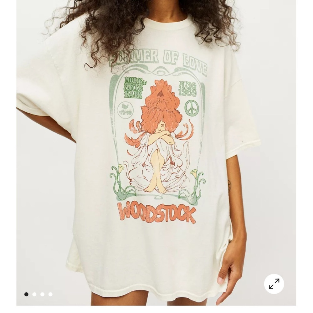 ISO Summer of love Woodstock dress t shirt from Urban Outfitters